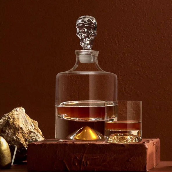 Shade Whiskey Decanter & Glasses Set