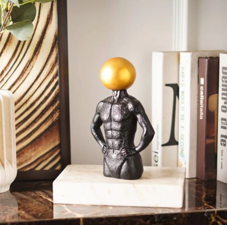 Geometric Marvel: MuscleCraft Accent