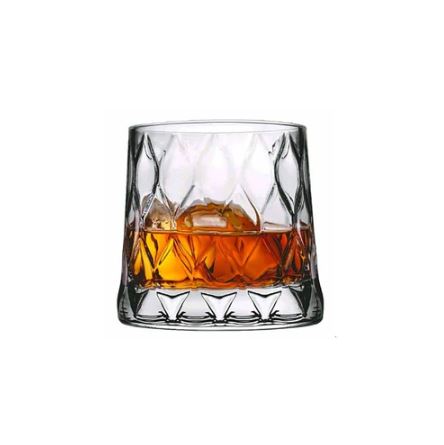 Leafy Whiskey Tumblers 300ml, Set of 4