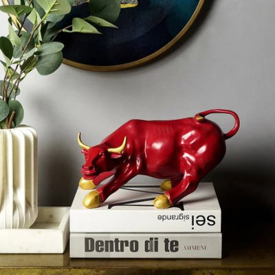 Surreal Charging Bull