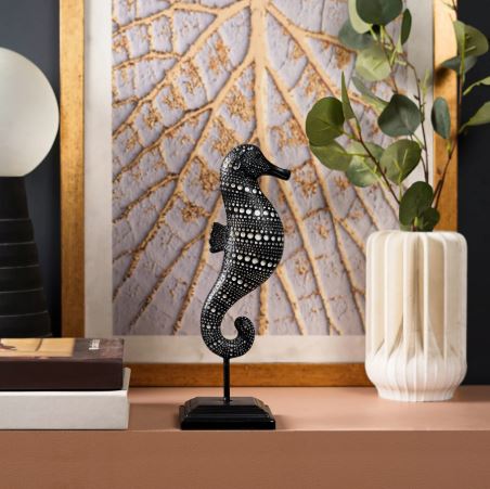Tribal Tide: African Sea Horse Decor