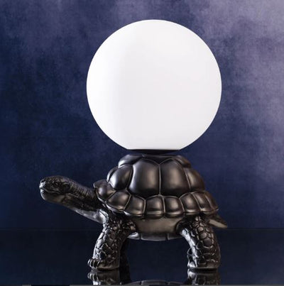 Glow shell turtle decor lamp