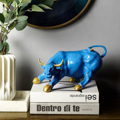 Surreal Charging Bull