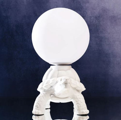 Glow shell turtle decor lamp
