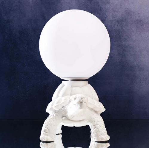 Glow shell turtle decor lamp