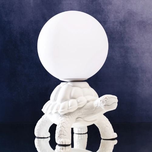 Glow shell turtle decor lamp