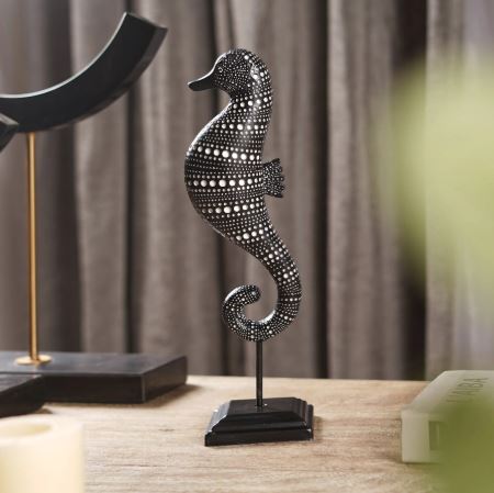 Tribal Tide: African Sea Horse Decor