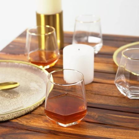 Minimalist Diamond Glasses