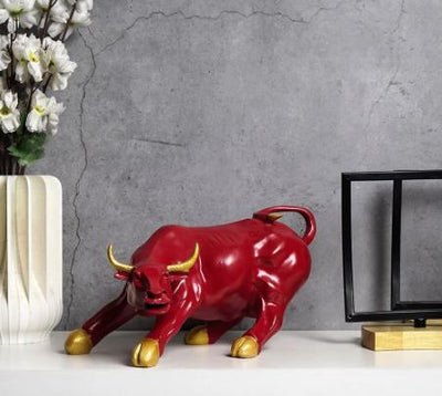 Surreal Charging Bull