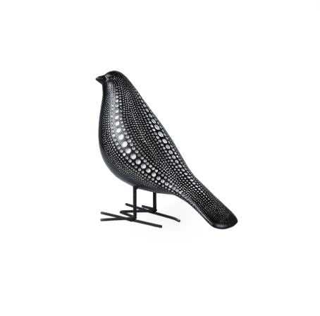 Cosmic Dots: Avian Resin Sculpture