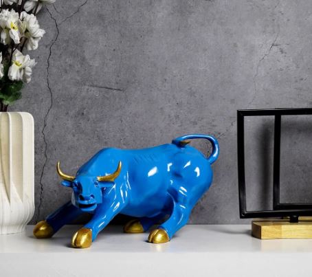 Surreal Charging Bull
