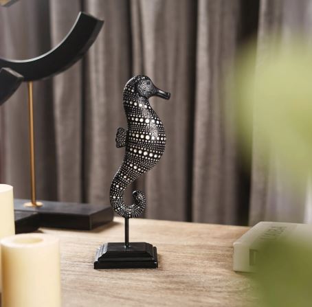 Tribal Tide: African Sea Horse Decor