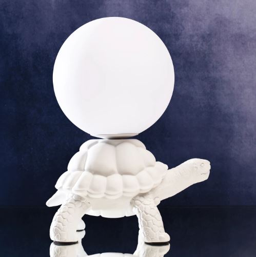 Glow shell turtle decor lamp