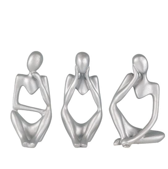 Abstract Thought Thinker Accent (Set of 3)