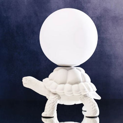 Glow shell turtle decor lamp