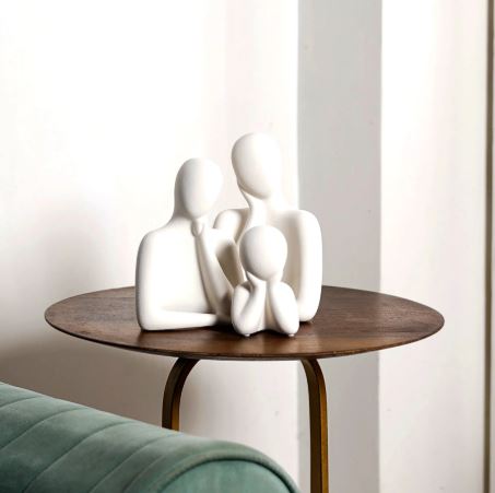 Wholeness Trio: Embracing Family Sculpture (Set of 3)
