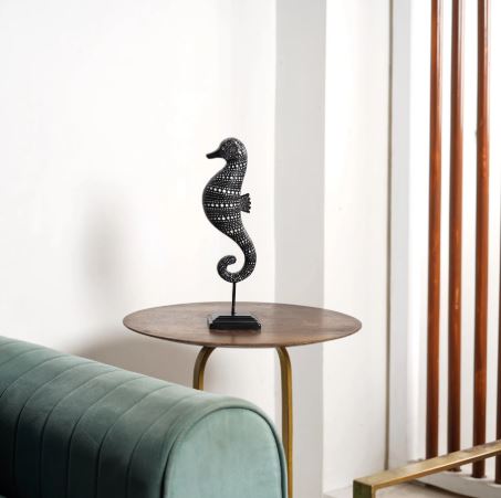 Tribal Tide: African Sea Horse Decor