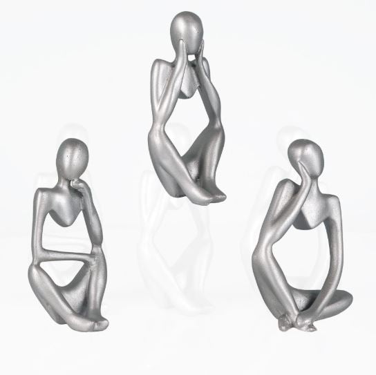 Abstract Thought Thinker Accent (Set of 3)