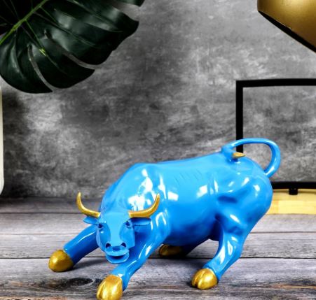 Surreal Charging Bull