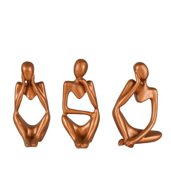 Abstract Thought Thinker Accent (Set of 3)