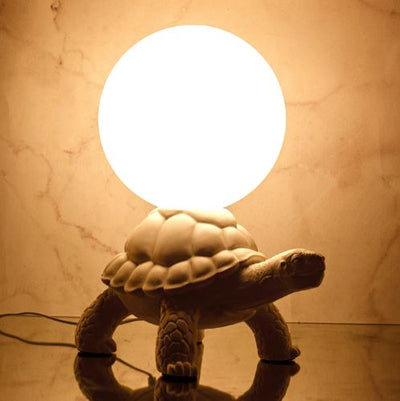 Glow shell turtle decor lamp