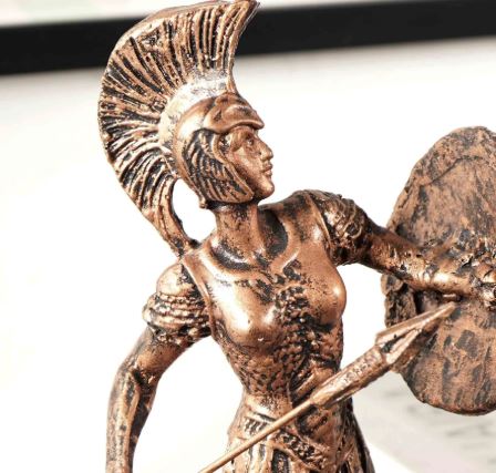 Trojan Brave Hearts Table Accent