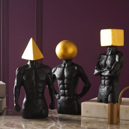 Geometric Marvel: MuscleCraft Accent