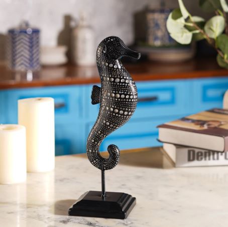 Tribal Tide: African Sea Horse Decor