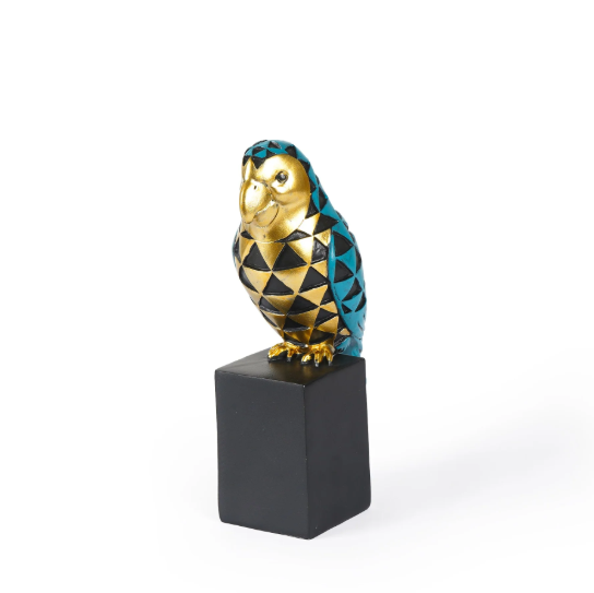 Cockatoo Symphony: Geometric Resin Beauty