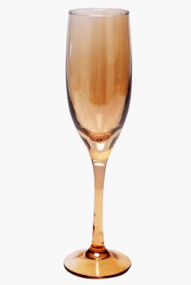 Nordic Golden Champagne Wine Glasses - 180 ml