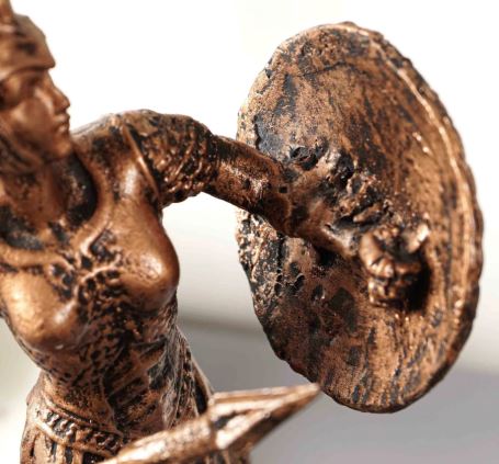 Trojan Brave Hearts Table Accent