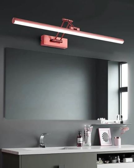 Cabinet Mirror Wall Light - Rose Gold