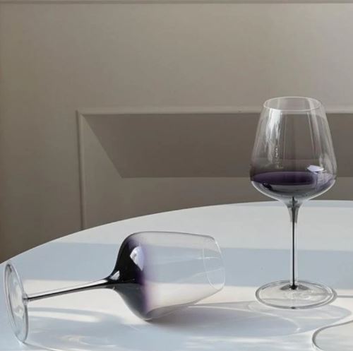 Indigo Stem Wine Glass - Set of 2