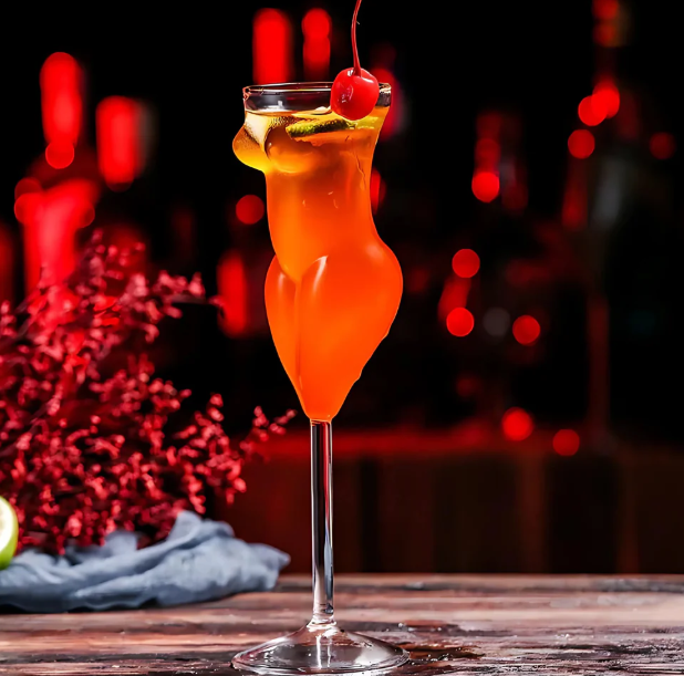 The Lady Champagne Glass