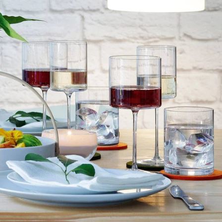 Otis Red Wine Glasses 310ml, Set of 2