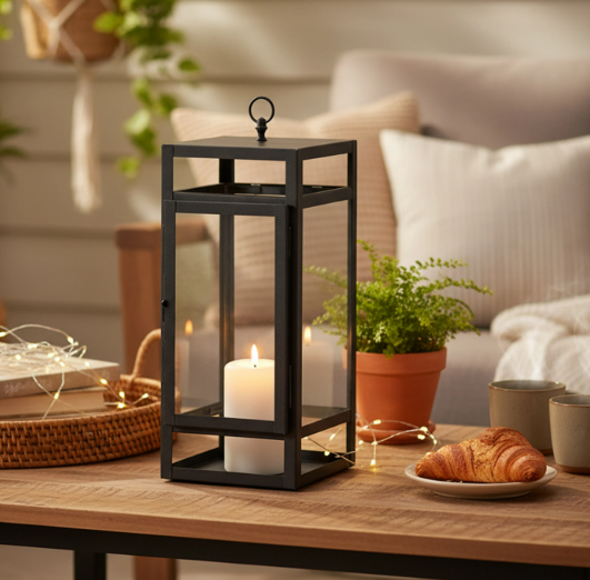 Mesa Metal Lantern - Black