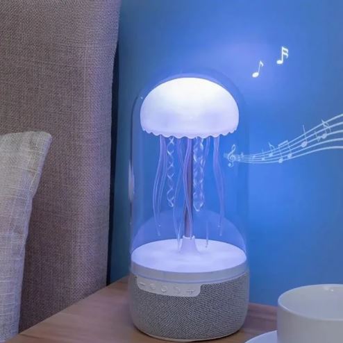 Jellyfish led bluetooth night speaker