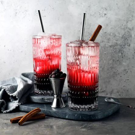 Ethno Long Drink Tumblers 435ml, Set of 4