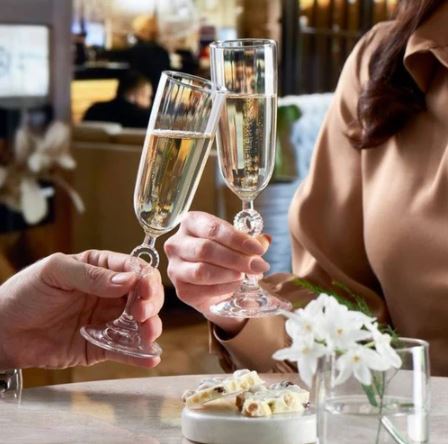 Amore Champagne Flutes 150ml, Set of 2