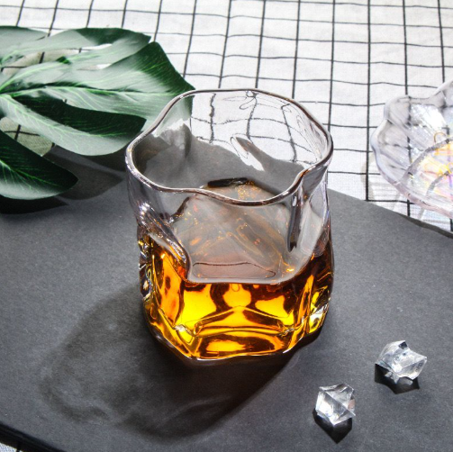 clear wave glass- set of 6