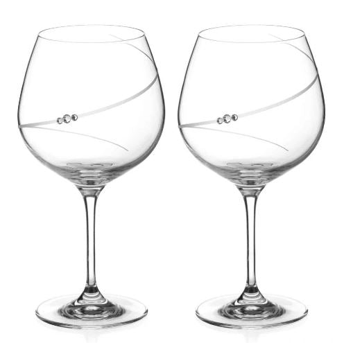 Silhouette Gin Glasses – Set of 2 in a Premium Gift Box - Made in United Kingdom