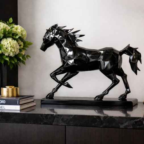 Ferrari Horse, Black