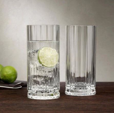 Wayne Tall Highball Glasses 360ml, Set of 4