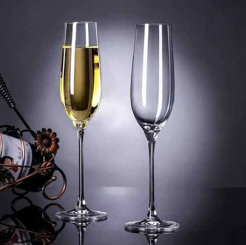 Crystal Champagne Toast Glass - Set Of 6