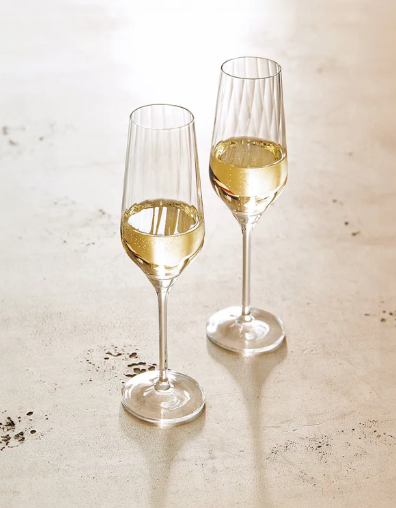 "Sternschliff Champagne Glass "