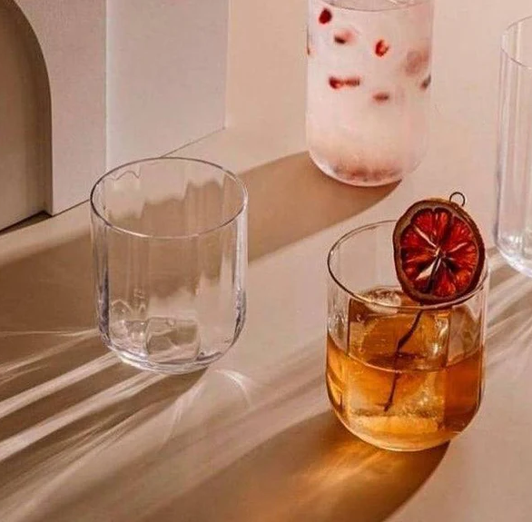 Jazz Rocks Whiskey Tumblers 350ml, Set of 6