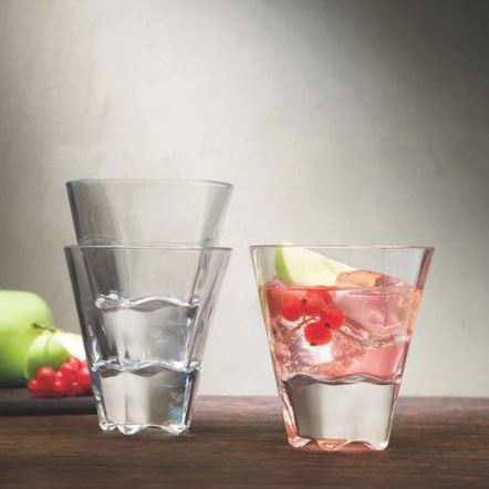 Glazz Stackable Glasses 300ml, Set of 4