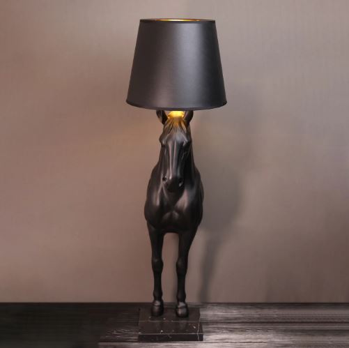 Majesticstride horse lamp console