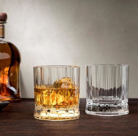 Wayne Whiskey Tumblers 330ml, Set of 4