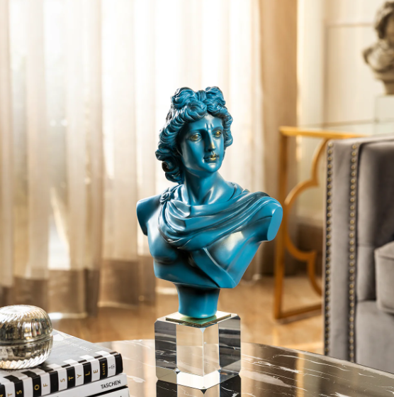 Apollo’s Grace Home Decorative Showpiece for Home Decor - Blue